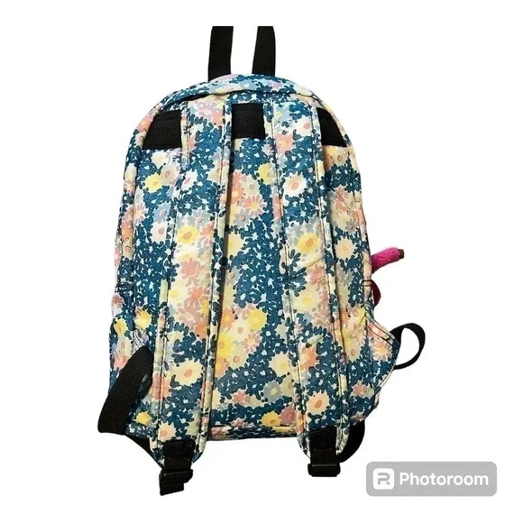 Kipling Challenger Medium Size Backpack Floral - Picture 3 of 5